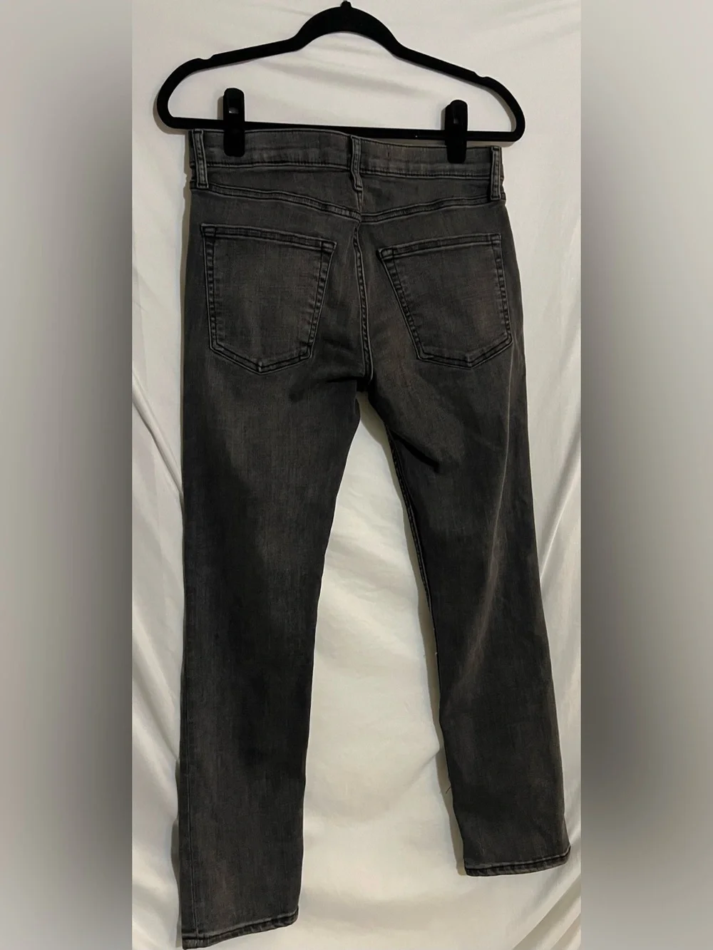 Old Navy Men's Grey Black Washed Skinny Jeans